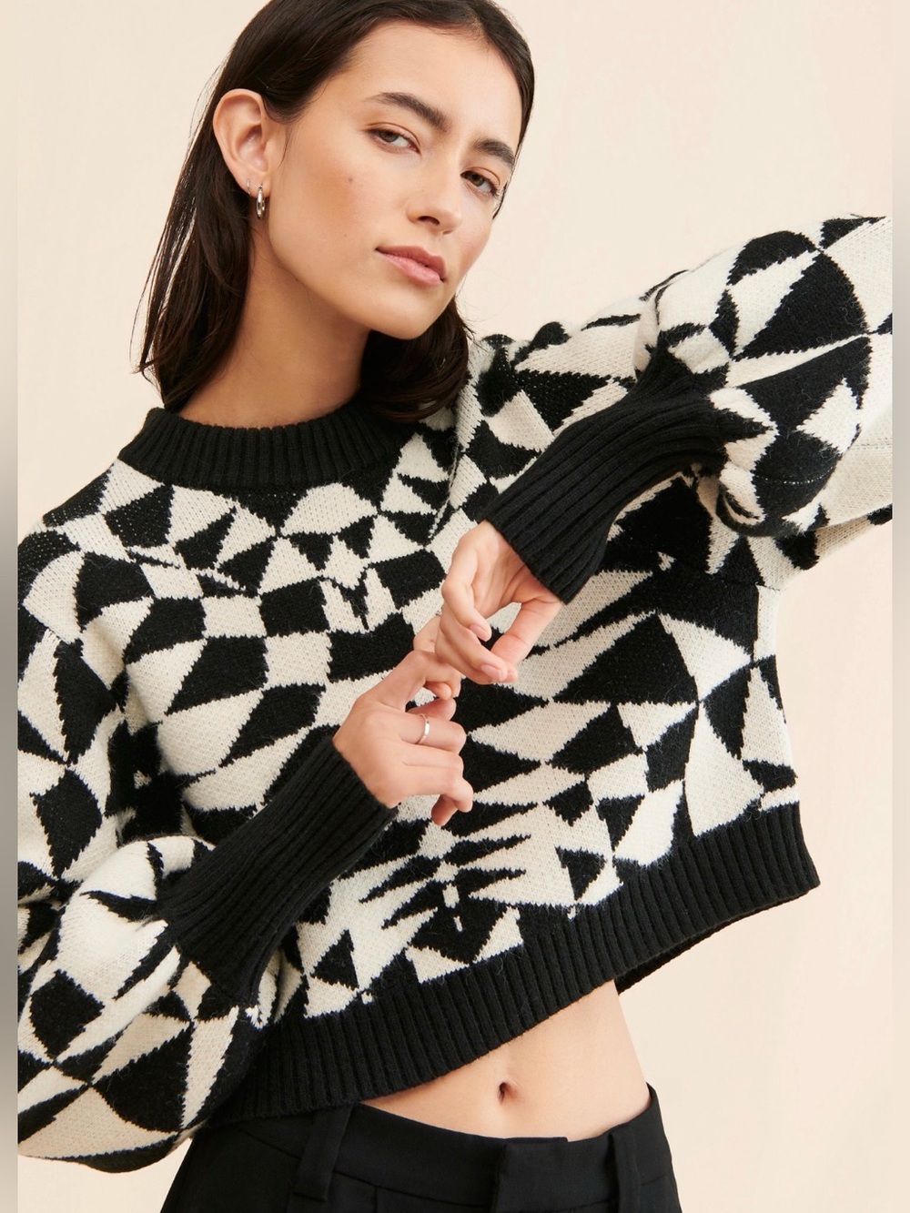 🖤 FARM RIO Deco Knit Sweater•HTF•VVEUC $195 🖤